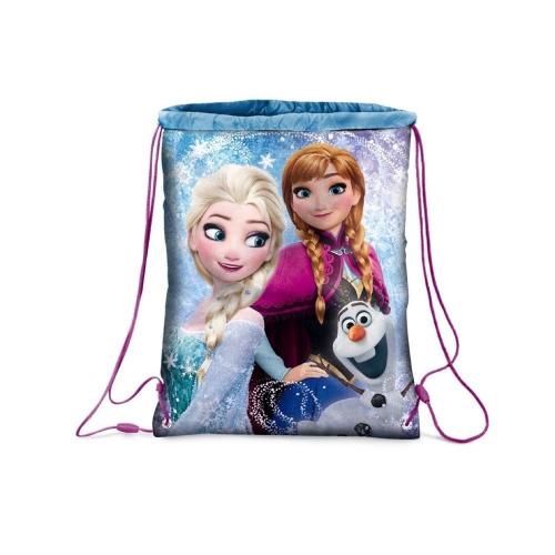 Disney Marvel Spiderman Frozen Sportbeutel - Auswahl: Frozen Hellbau Lila 33x43cm