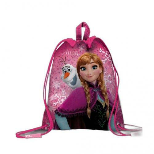 Disney Marvel Spiderman Frozen Sportbeutel - Auswahl: Frozen Anna Pink 32,5 x 43cm