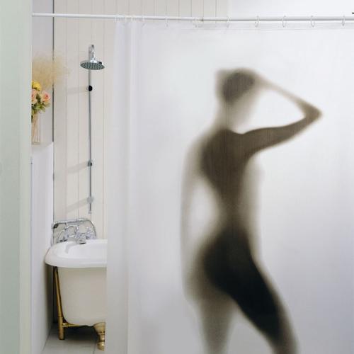 Duschvorhang Sexy Woman Scary Mann IGGI - Auswahl: Sexy Woman Shower Curtain