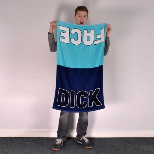 Dickface Handtuch Fanny Gesicht - Auswahl: Dick Face Handtuch