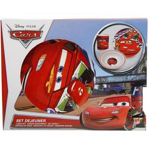 Fr�hst�cksset Cars 3 St�ck Neu OVP Disney Lighning McQueen Keramik Service