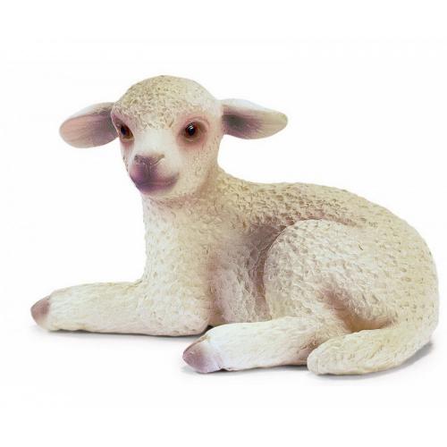 Schleich Tierwelt - Auswahl: Lamm liegend