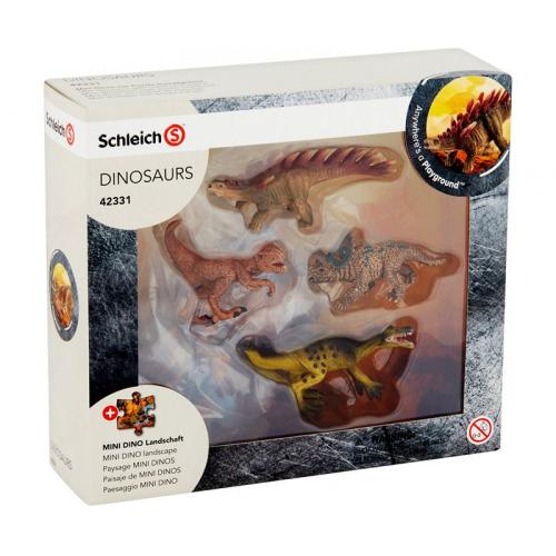 Schleich Dinosaurier - Auswahl: Dinosaurier-Set mit Marsh Puzzle