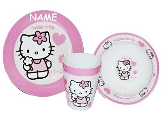 Hello Kitty Frhstcksset 3-teiliges Keramik