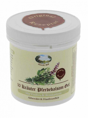 10 Kruter Pferdebalsam Gel 250ml - Allgu Hof