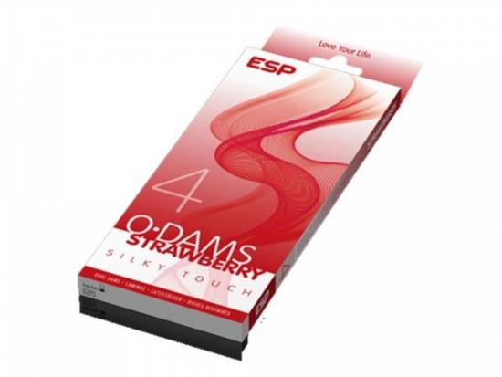 ESP O Dams Vanilla Silky Touch Latextcher Grape Strawberry 4 Stck - Auswahl: Strawberry Erdbeere