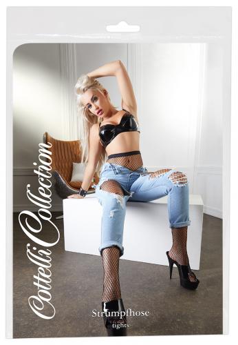 Markenlos Netzstrumpfhose - Farbe: schwarz - Gre: S-L