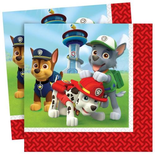 Paw Patrol, Paw Patrol Servietten 20 St�ck