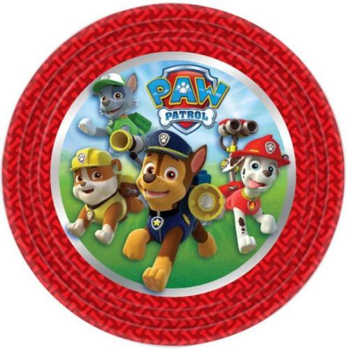 Paw Patrol, Paw Patrol Pappteller 8 St�ck