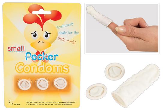 Orion Spa-Kondome ?Small Pecker? - Farbe: wei - Menge: 3Stck