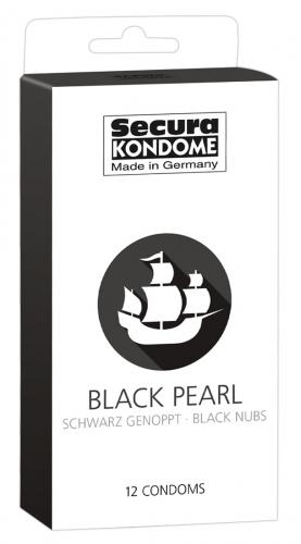 Secura Black Pearl - Farbe: schwarz - Aroma: ohne, Eigengeruch - Menge: 12Stck