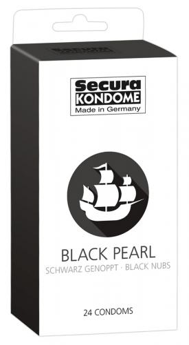 Secura Black Pearl - Farbe: schwarz - Aroma: ohne, Eigengeruch - Menge: 24St�ck