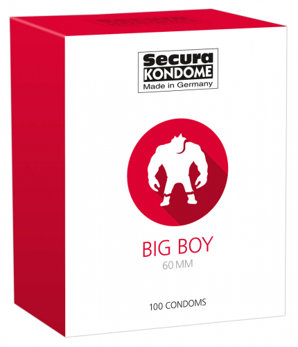 Secura Big Boy 60 mm - Farbe: transparent - Aroma: ohne, Eigengeruch - Menge: 100Stck