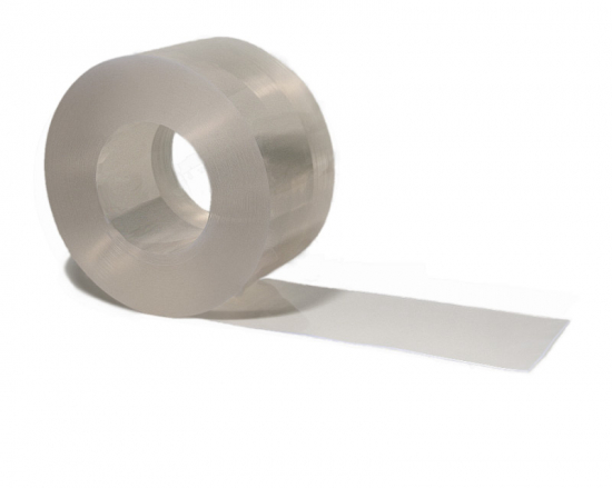 KUNSTSTOFFVORHANG PVC Streifen 200 x 2mm transparent Meterware als Zuschnitt
