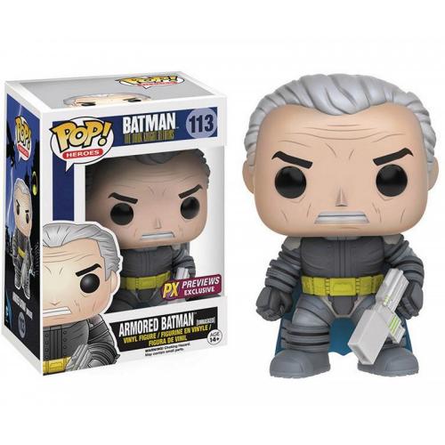 Funko Pop Dc DKR Armored Batman Unmasked Exc