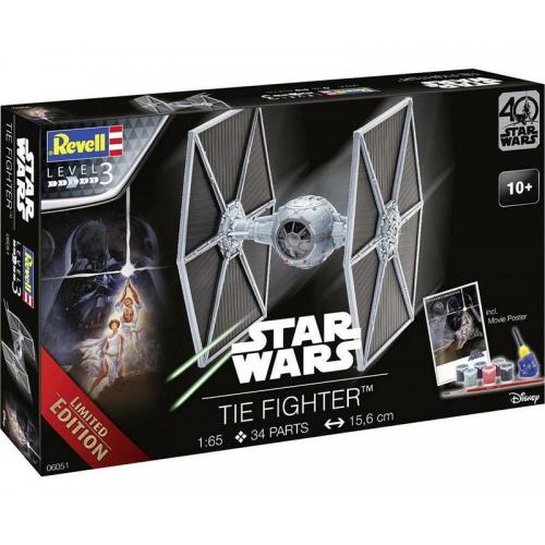 Revell - Kit Star Wars Tie Fighter 1:65 Krieg der Sterne J�ger Modell Bausatz