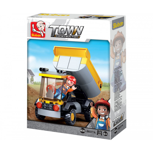 Sluban TOWN Construction Bau Kipper 87 Teile M38-B0377A Bausatz Bausteine Modell