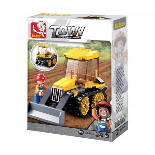 Sluban Town Construction Stra�enraupe 132 Teile M38-B0377D Bausatz Bausteine