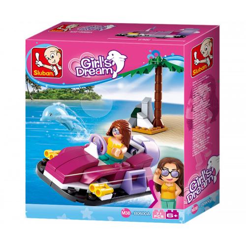 Sluban Girls Dream M�dchentraum Hovercraft 71 Teile M38-B0600A Bausteine Bausatz