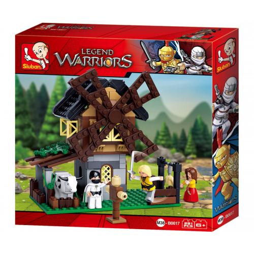 Sluban Legend Warriors Legendre Krieger Windmhle M38-B0617 291 Teile Bausatz 