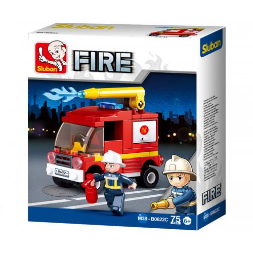 Sluban Fire Lschfahrzeug 77 Teile
