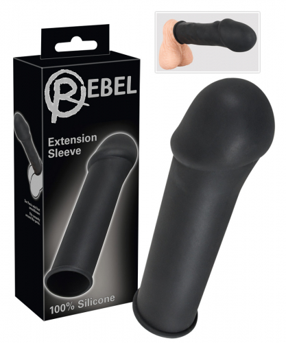 Rebel Penish�lle mit Verl�ngerung - Farbe: schwarz