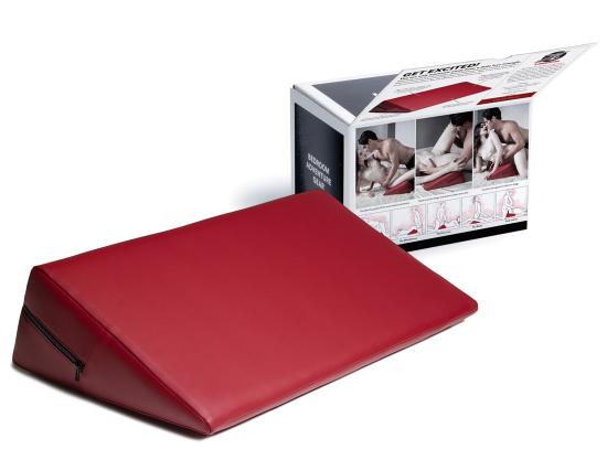 Faux Leather Wedge - Farbe: rot