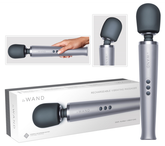 Le Wand le Wand Massagestab - Farbe: silber