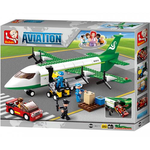 Sluban Big Aviation Frachtflugzeug M38-B0371 Bausatz Bausteine Modellbau Neu