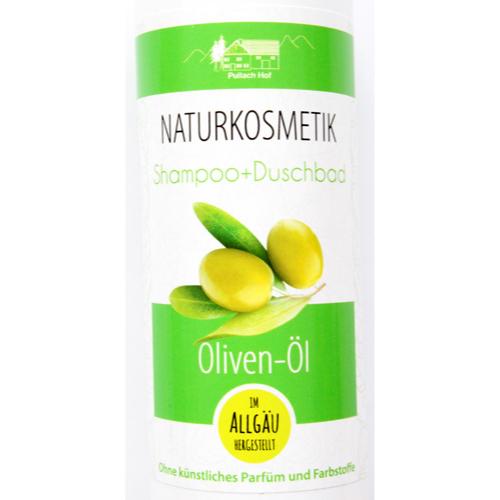 Pullach Hof Oliven-�l  Shampoo & Duschbad 2 in 1 Haarpflege 250ml 