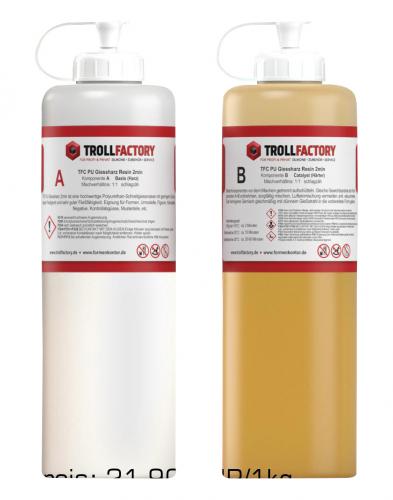TFC Troll Factory TFC PU Giessharz Resin 2min 1:1 500g+500g