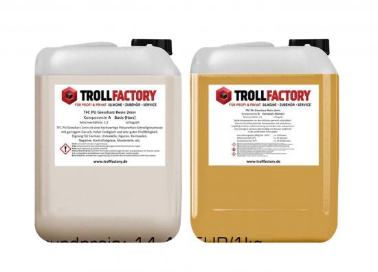 TFC Troll Factory TFC PU Giessharz Resin 2min 1:1 5kg+5kg