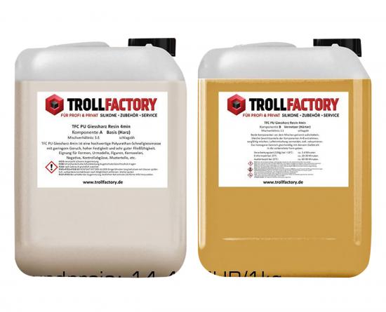 TFC Troll Factory TFC PU Giessharz Resin 4min 1:1 5kg+5kg