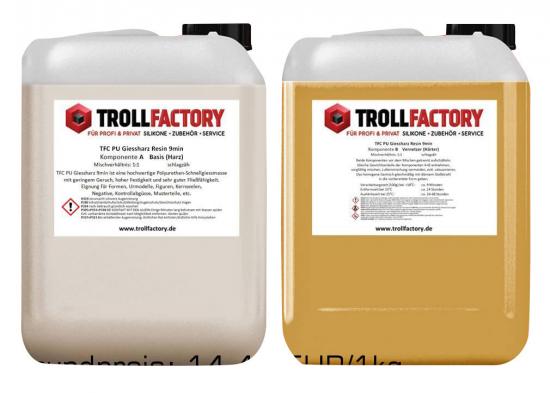 TFC Troll Factory TFC PU Giessharz Resin 9min 1:1 5kg+5kg