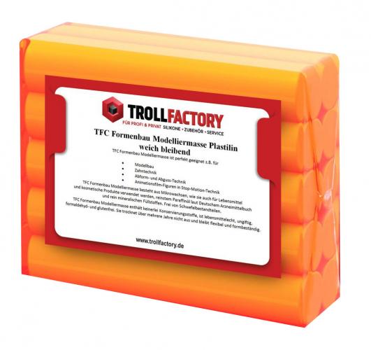 TFC Troll Factory TFC Formenbau Modelliermasse Plastilin weich bleibend 2x250g