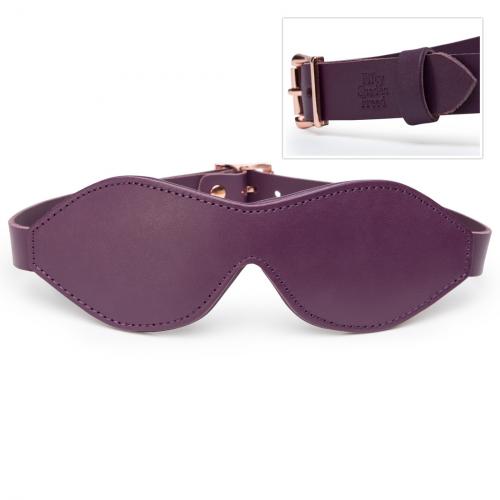 Orion Augenmaske ?Leather Blindfold? - Farbe: lila