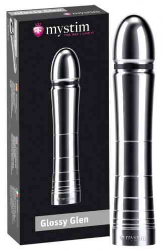 Dildo Glossy Glen - Farbe: silber