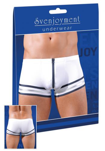 Svenjoyment Herren-Pants wei 2XL XL L M S - Farbe: wei/blau - Gre: M