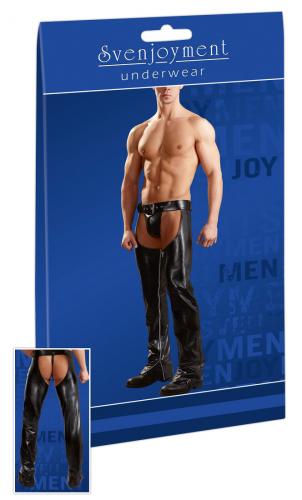 Svenjoyment Chaps & String schwarz 2XL XL L M S - Gre: XL