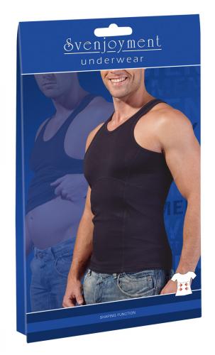 Svenjoyment Underwear Herren Bauch-weg-Shirt schwarz - Gre: M