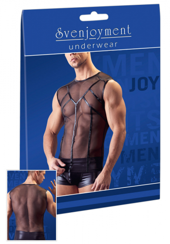 Svenjoyment Underwear Powernet-Shirt Farbe schwarz Gre 2XL XL L M S - Gre: M