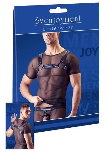 Svenjoyment Underwear Harness-Shirt schwarz 2XL XL L M - Gre: L