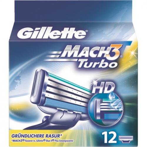 Gillette Mach3 Turbo 12er Klingen