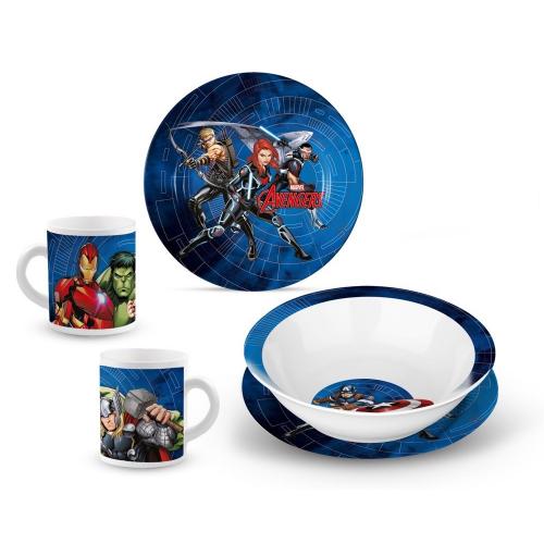 Frhstck-Set Porzellan Avengers Disney Frozen Spiderman - Auswahl: Marvel Avengers
