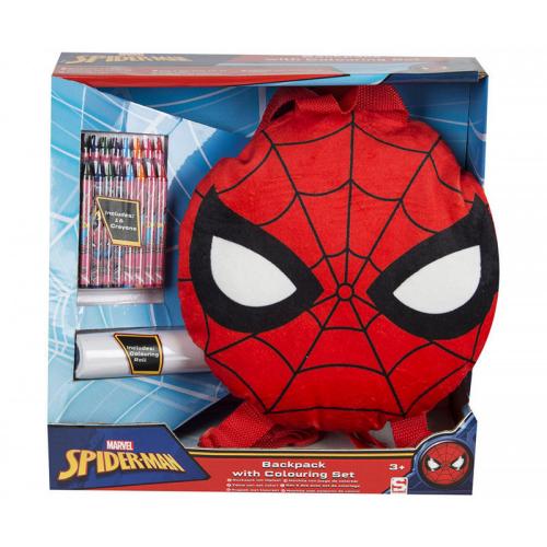 Marvel Spiderman - Rucksack mit Zeichensatz 35x32cm