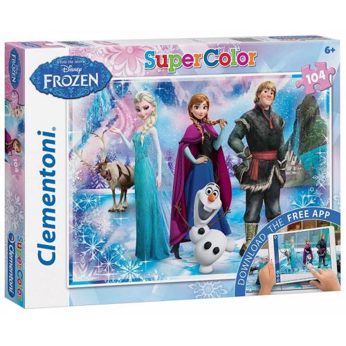 Markenlos Clemen Disney frozen Puzzle 104 Teile