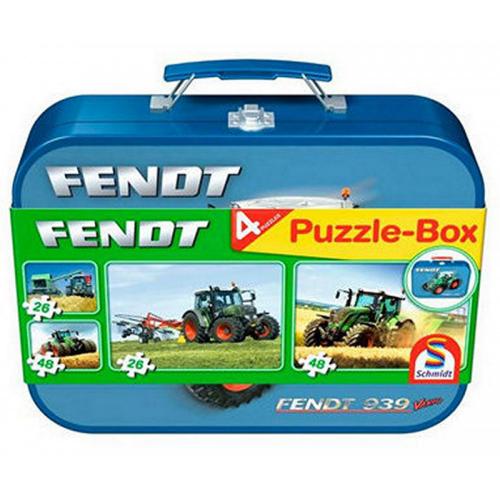 Fendt Puzzle Box in Metallbox