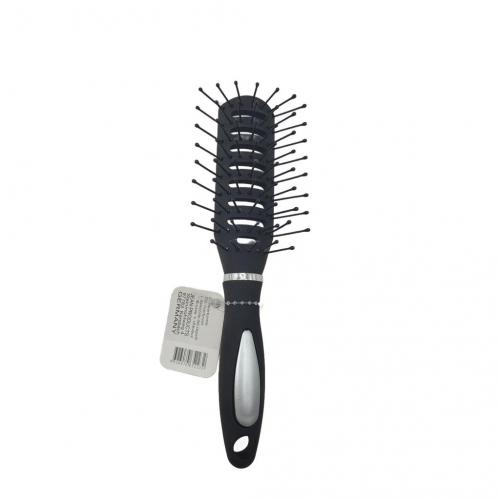 Elina Haarbrste mit gummierten Griff 17cm 4-fach sortie - Auswahl:  skelett