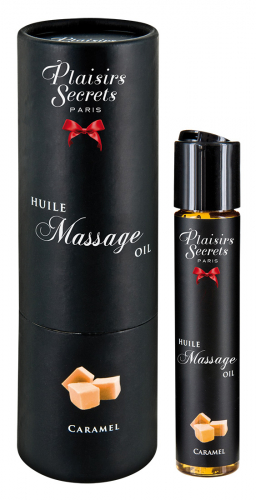 Plaisirs Secrets Massage-l mit Karamell-Aroma - Farbe: braun - Aroma: Caramel - Menge: 59ml