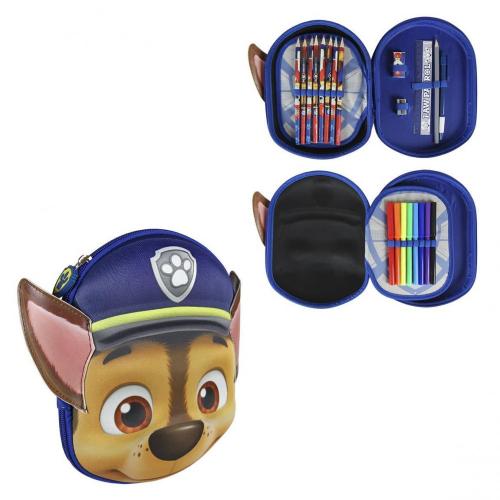 Triple Federmppchen 3D 21 tlg Paw Patrol Chase Skye Helden auf vier Pfoten - Variante: Chase